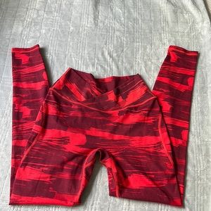 Workout leggings; also available in blue and green.